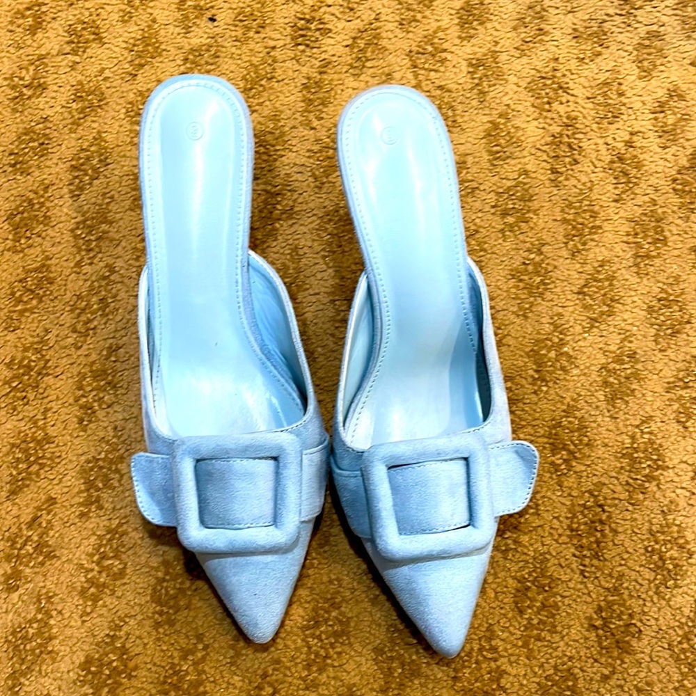 Heeled mules